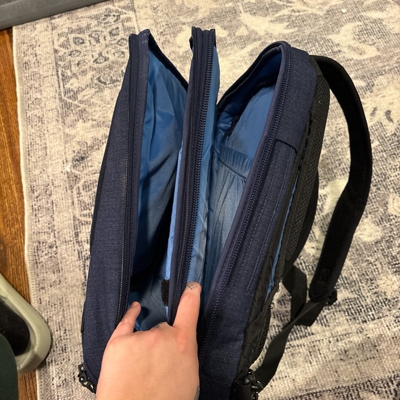 Navy Blue Travel backpack - Picture 3 of 3